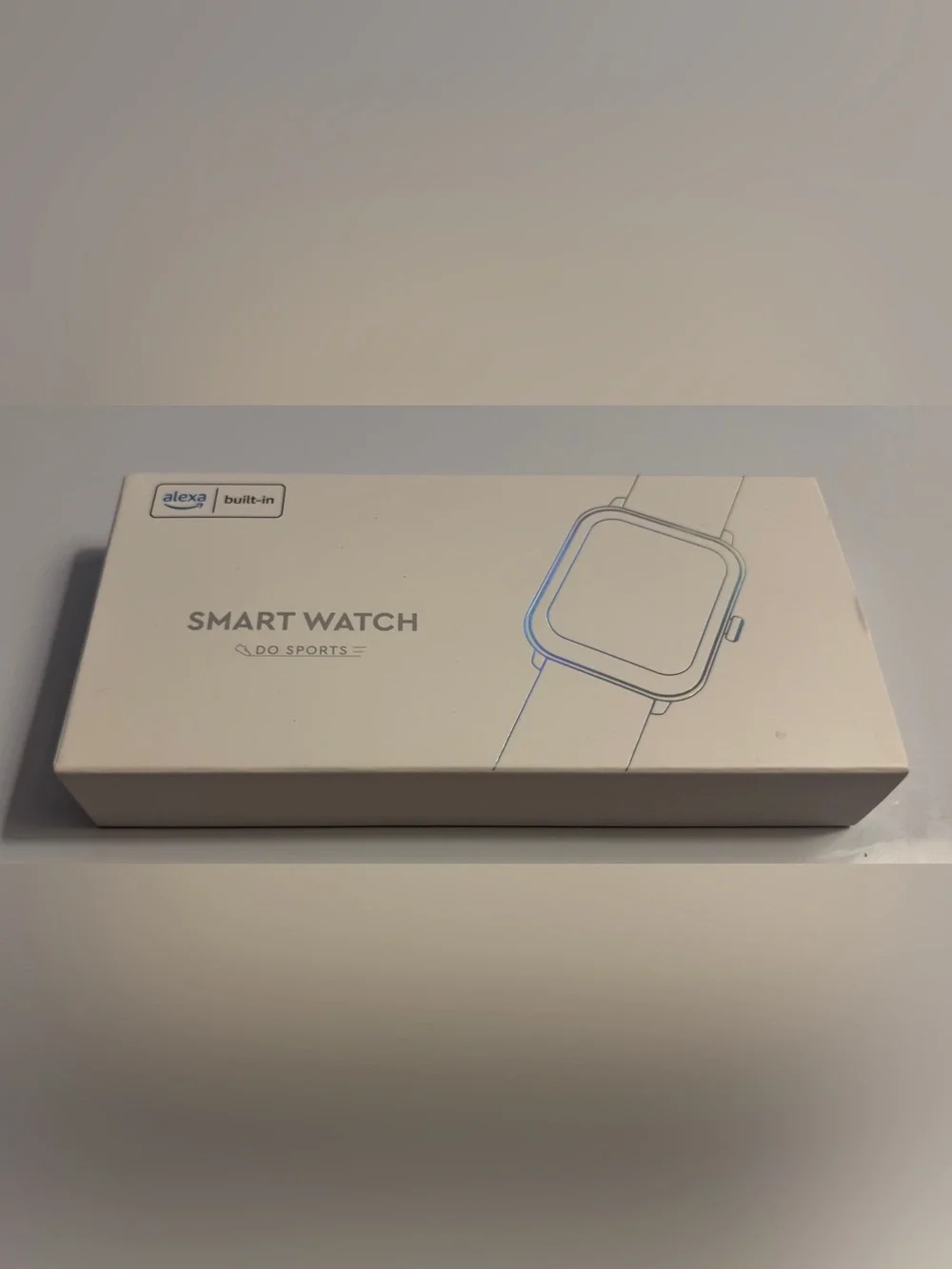 Do Sports Fitness Smart Watch IDW19 Black with Alexa Built-In Open Box NEW